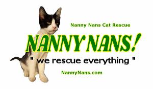 Nanny Nans Cat Rescue - " we rescue everything " - NannyNans.com
